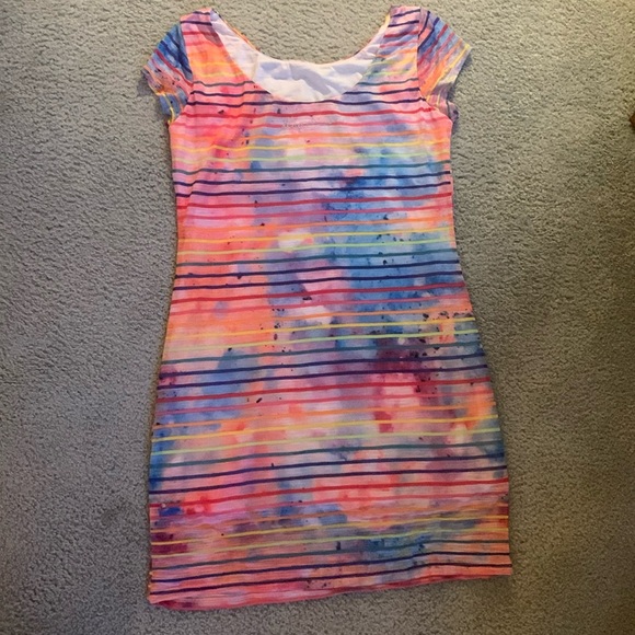 Desgiual Colorful Striped Dress - Picture 2 of 6